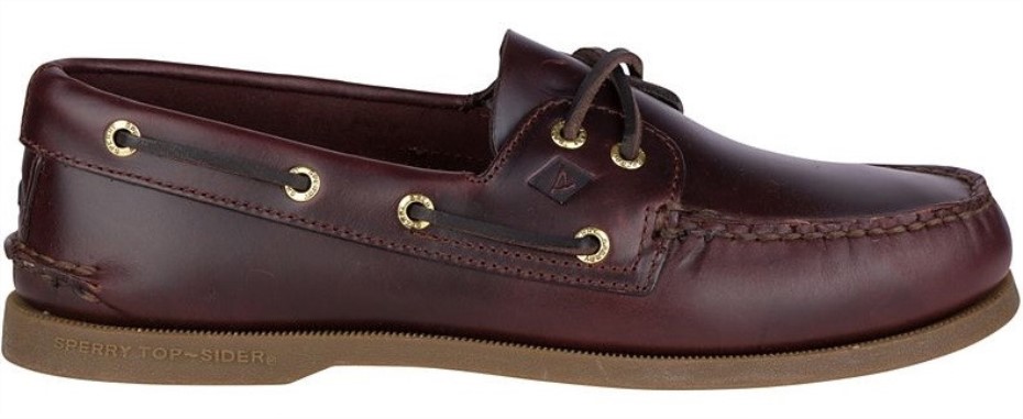 Sperry Hombre Original Auténtico 2-eye Ancho Náutico Marrón