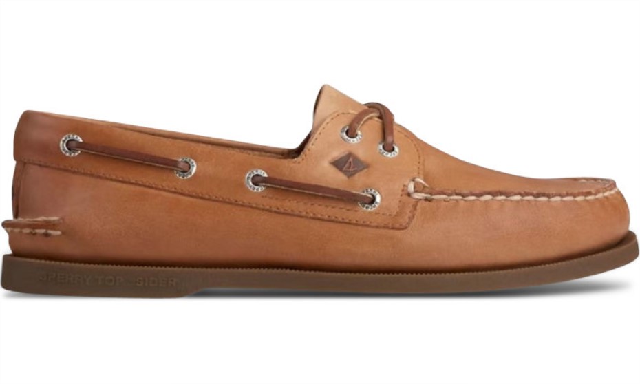 Náutico De Mujer Con 2 Ojales Original Auténtico Marrón Sperry