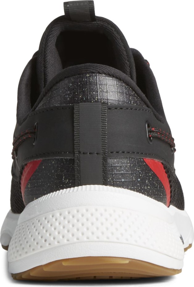 Zapatilla 7 Seas 3 Ojales Negro Sperry