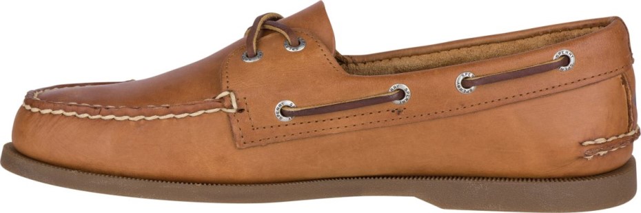 Zapato Náutico Original Autentico Sahara Piel Sperry