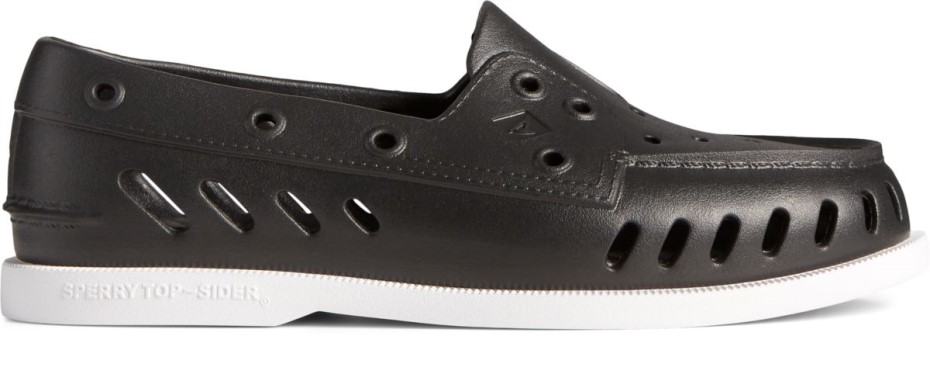 Zapato Náutico Flotador Original Auténtico Sperry Negro