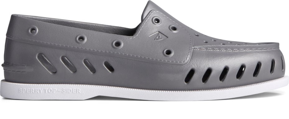 Zapato Náutico Original Auténtico Gris Sperry
