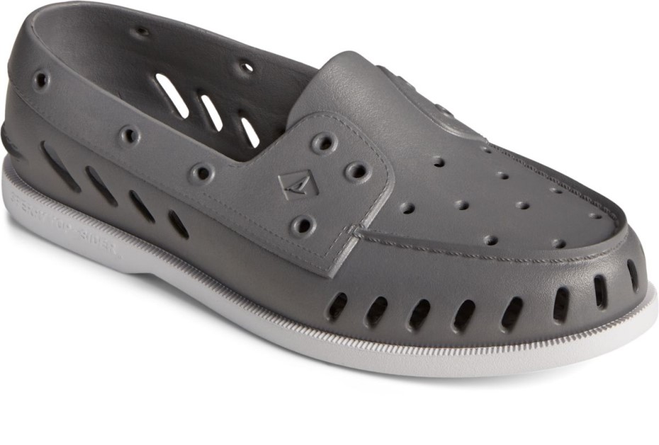 Zapato Náutico Original Auténtico Gris Sperry