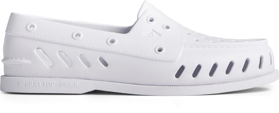 Náutico Flotador Original Auténtico Sperry Blanco