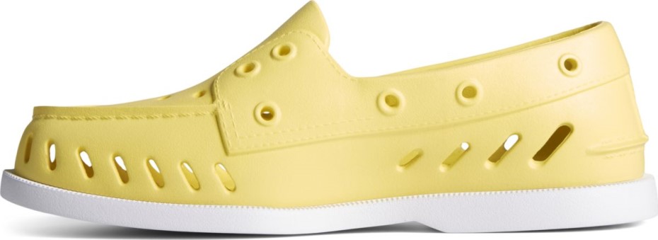 Zapato Náutico Flotador Original Auténtico Amarillo Sperry