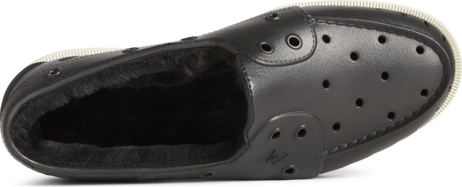 Náutico Acogedor Flotador Original Auténtico Sperry Negro