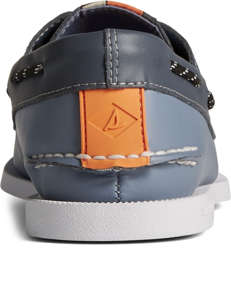 Náutico Con 2 Ojales Harmony Original Auténtico Gris Sperry