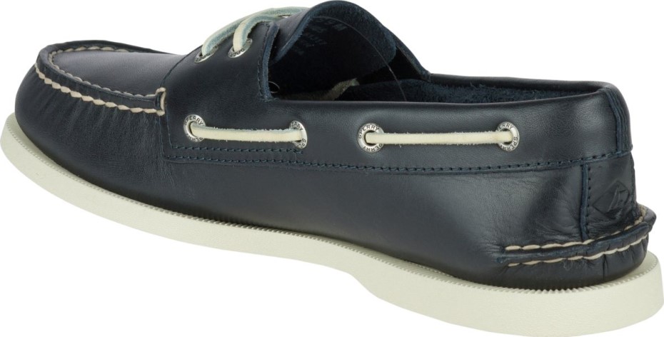 Náutico Auténtico Original En Piel Azul Marino Sperry