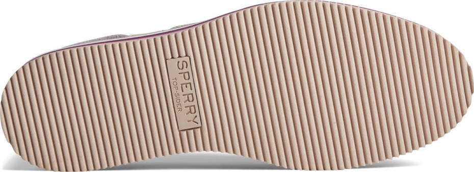 Zapato Náutico Apilado Original Auténtico Sperry Rose