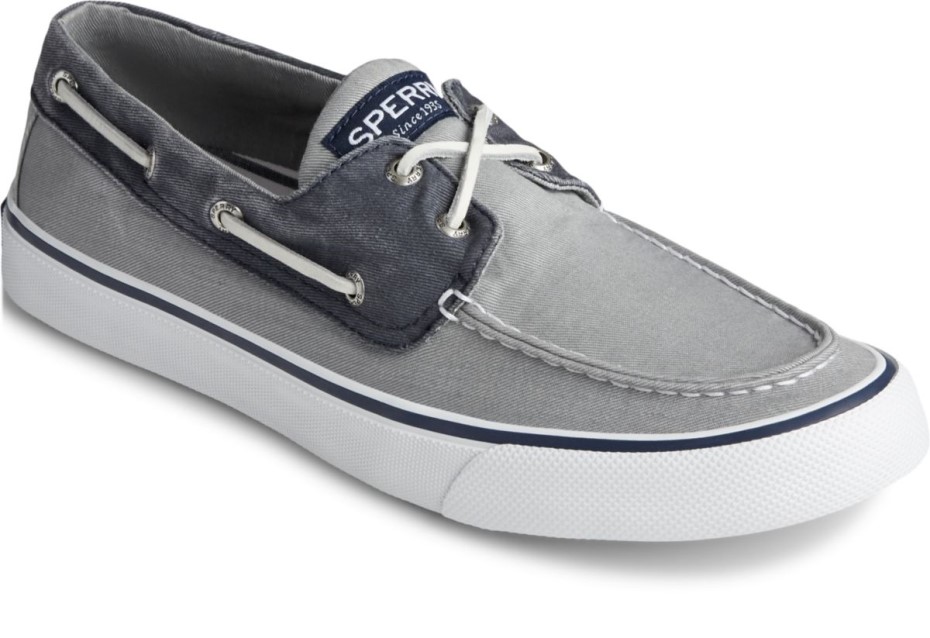 Zapatilla Bahama Ii Gris Sperry Azul Marino