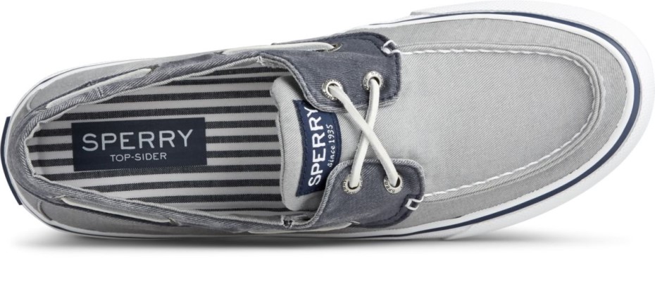 Zapatilla Bahama Ii Gris Sperry Azul Marino