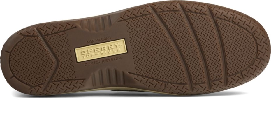 Náutico De 3 Ojales Marlines Sperry Tostado Oscuro