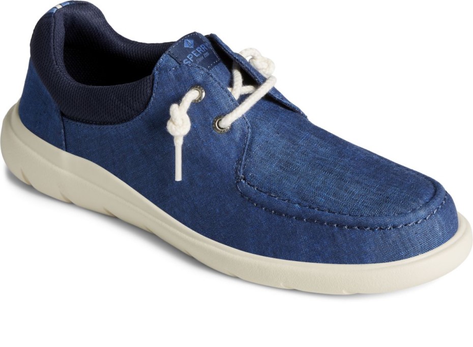 Calzoncillos Cambray Moc De Capitán En Sperry Azul Marino