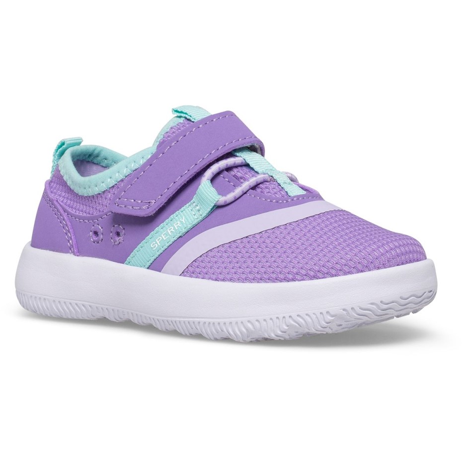 Zapatilla De Deporte Junior De Descanso Costero Púrpura Sperry