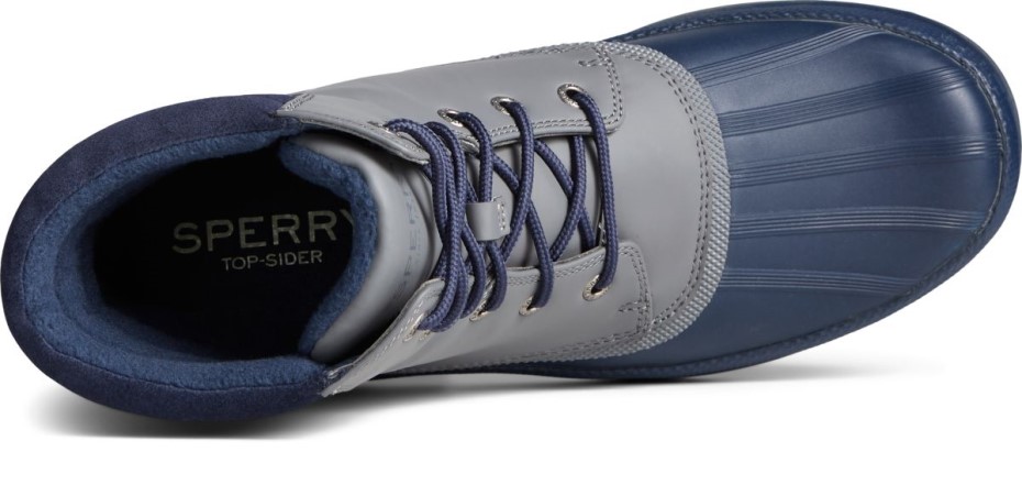 Bota De Pato De Bahía Fría Thinsulate Sperry Gris Marino