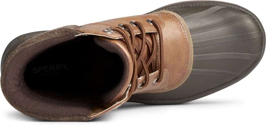 Bota De Pato De Bahía Fría Thinsulate Marrón Tostado Sperry