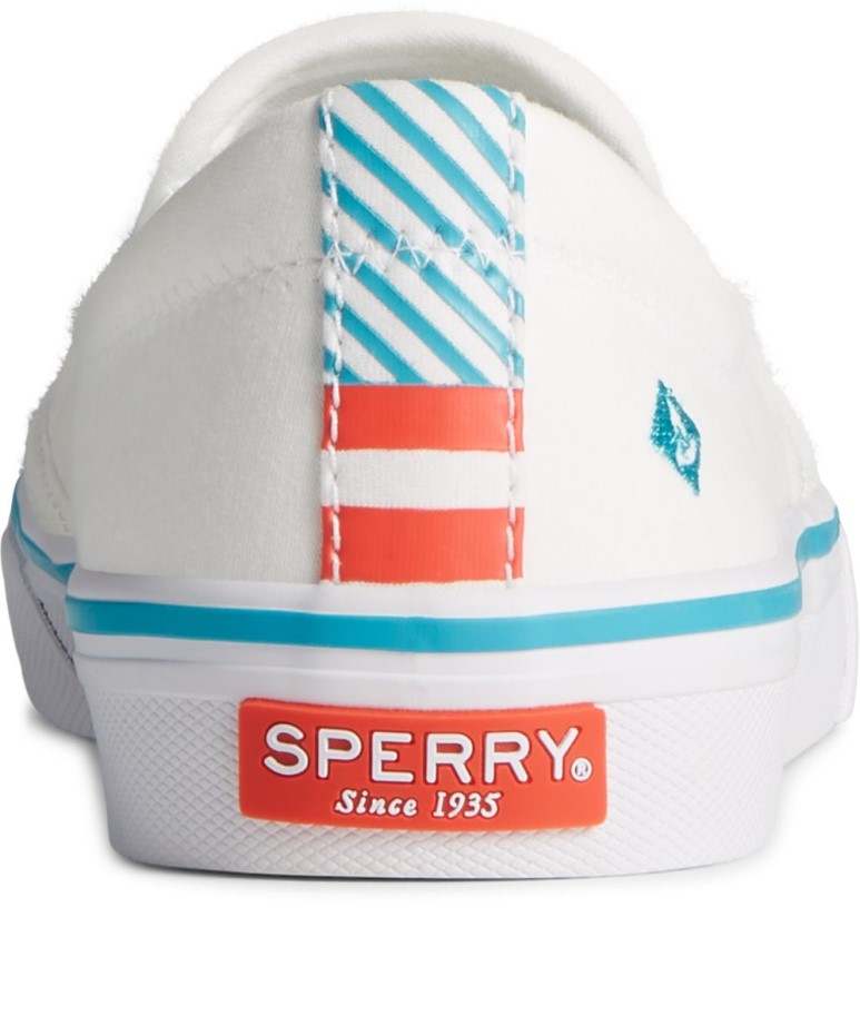 Zapatilla Sin Cordones Crest Twin Gore Twisted Textil Blanco Sperry