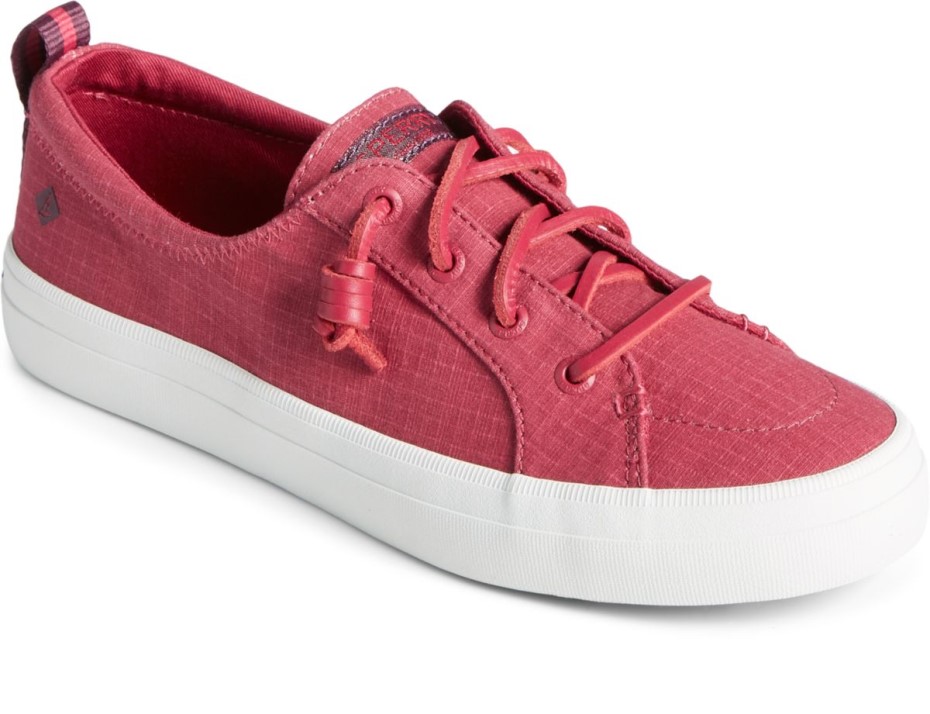 Zapatilla Crest Vibe De Algodón Antidesgarros Rosa Sperry