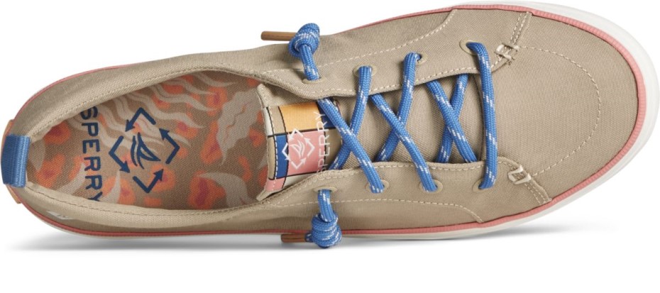 Zapatilla Crest Vibe Harmony Taupe Sperry