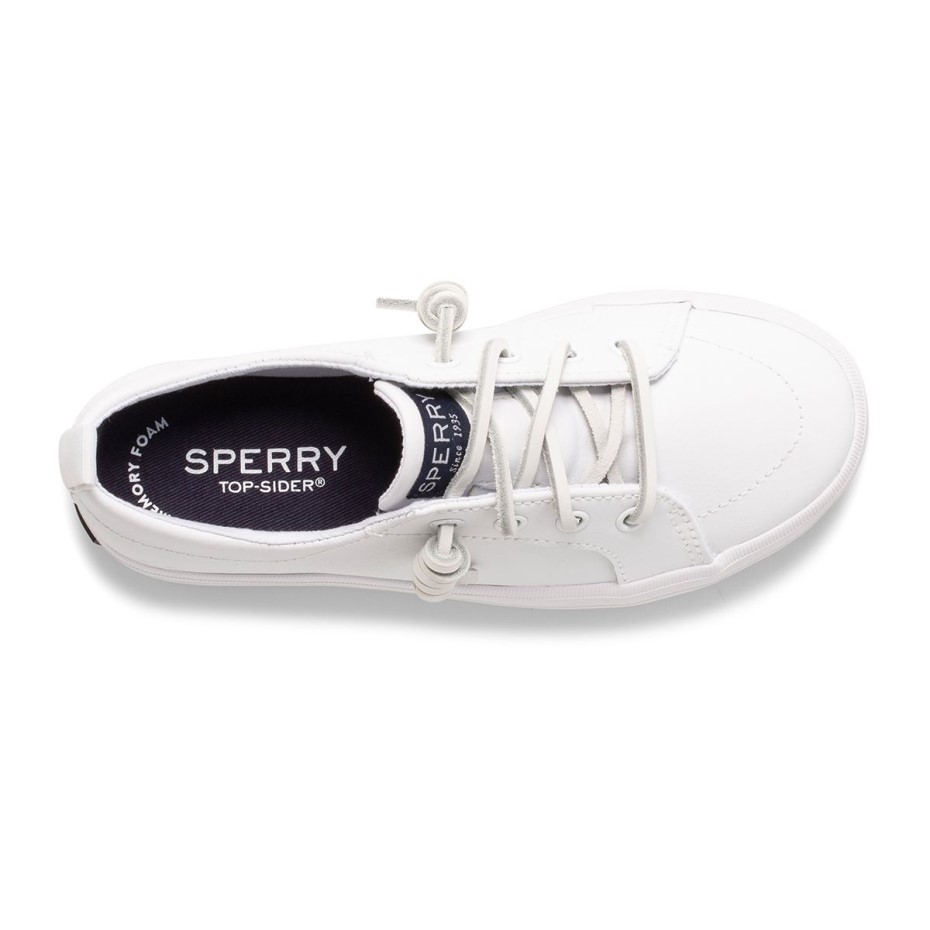 Crest Vibe Junior Sneaker Todo Blanco Sperry