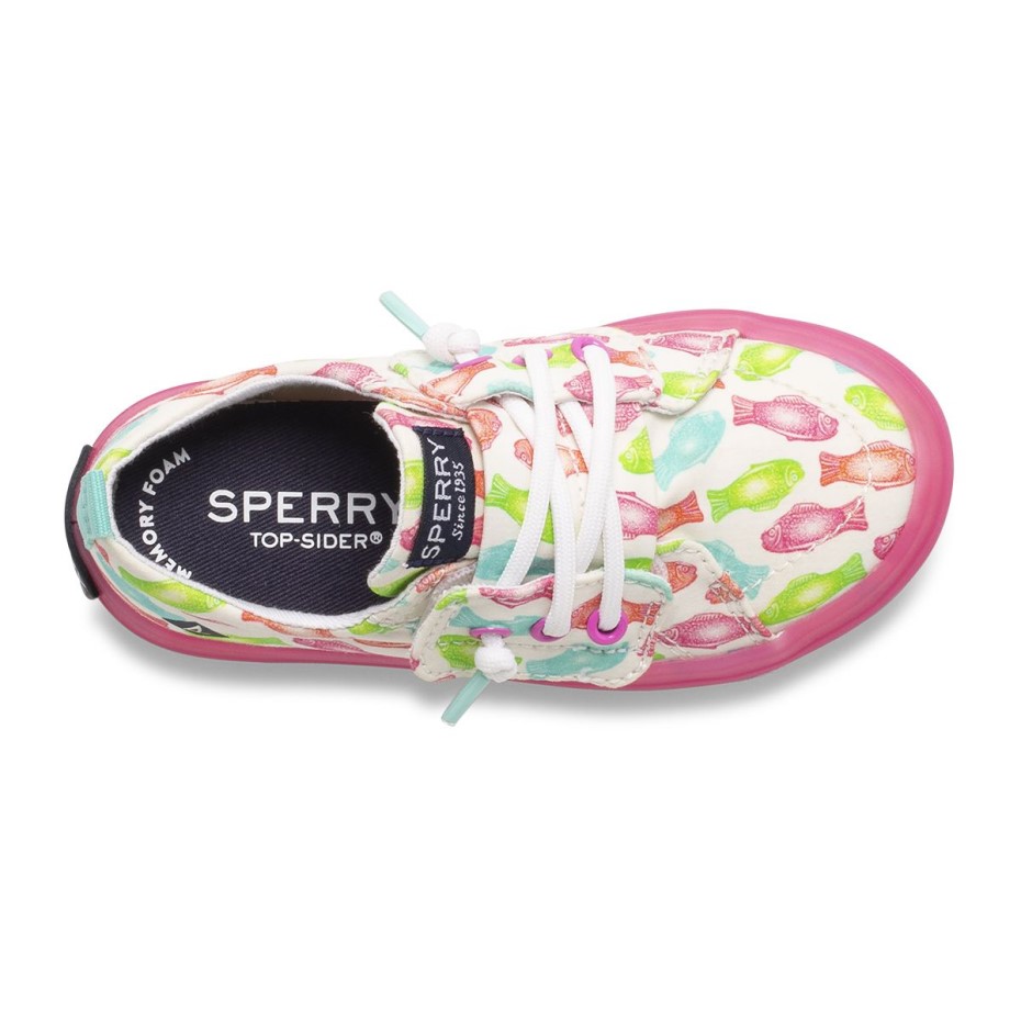 Crest Vibe Junior Sneaker Sperry Blanco Multi
