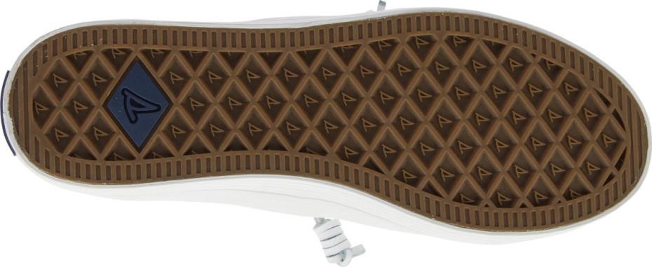 Crest Vibe Plataforma Cuero Sneaker Sperry Blanco