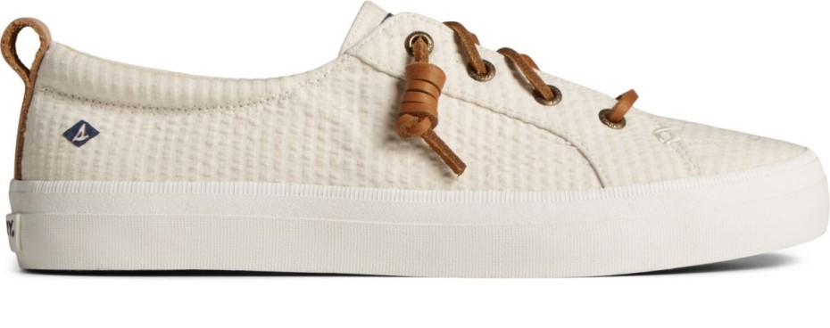 Crest Vibe Seersucker Zapatilla De Deporte Blanco Sperry