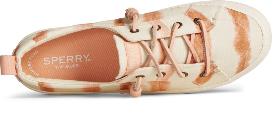 Crest Vibe Tie Dye Stripe Sneaker Rosa Sperry