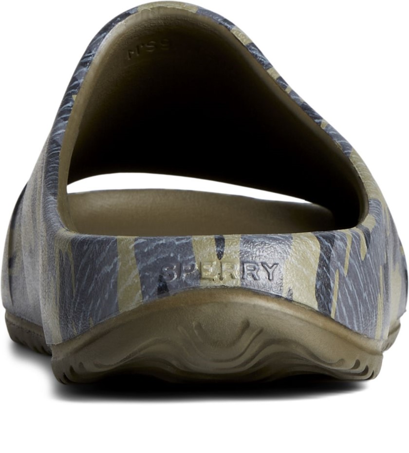 Float Camo Slide Sandalia Sperry Oliva Muti
