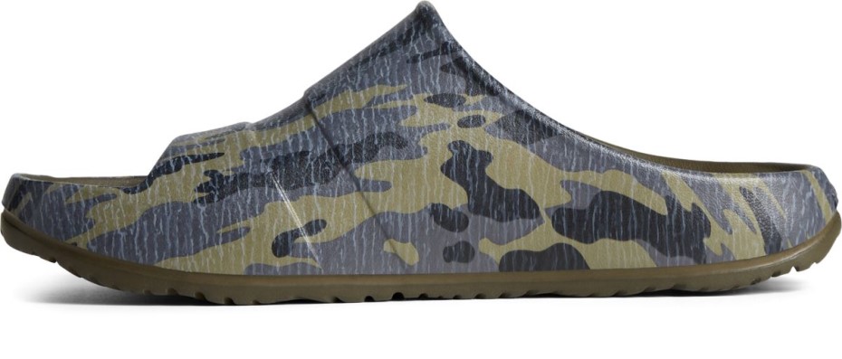 Float Camo Slide Sandalia Sperry Oliva Muti