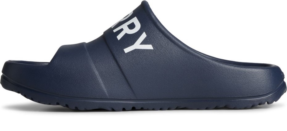 Sandalias Flotantes Con Logo Sperry Azul Marino