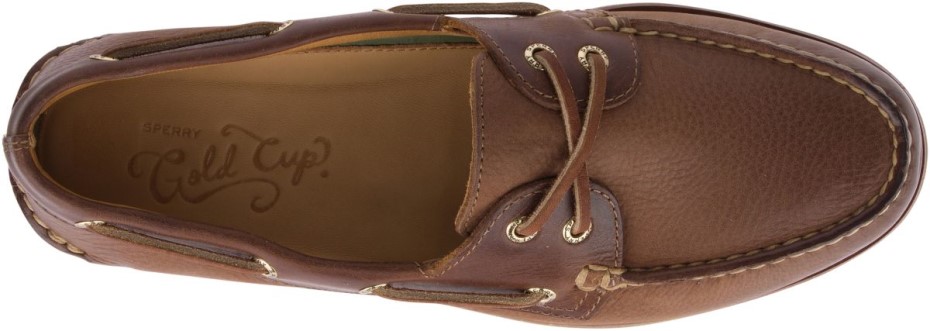 Copa De Oro Auténtico Original Rivingston Barco Zapato Sperry Bronceado