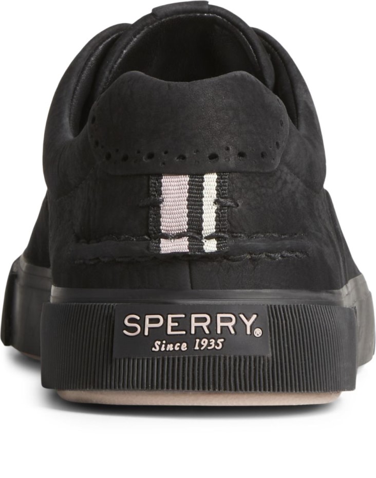 Copa De Oro Striper Plushwave Cvo Nubuck Zapatilla Sperry Negro