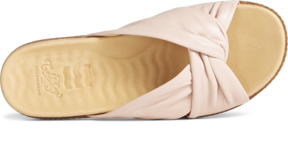 Copa De Oro Waveside Plushwave Cross Slide Sandalia Sperry Rose