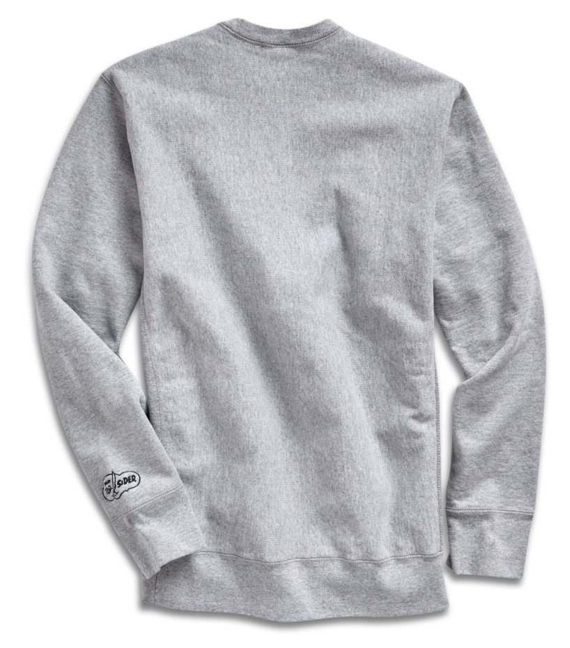 Hecho En EE. UU. Nube Algodón Tripulación Gris Sperry