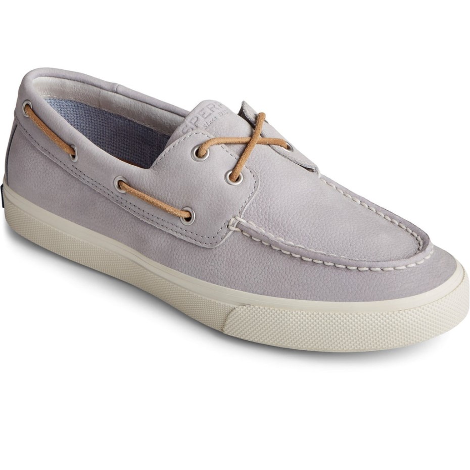Hombre Bahama Plushwave Encaje Zapatos Gris Sperry