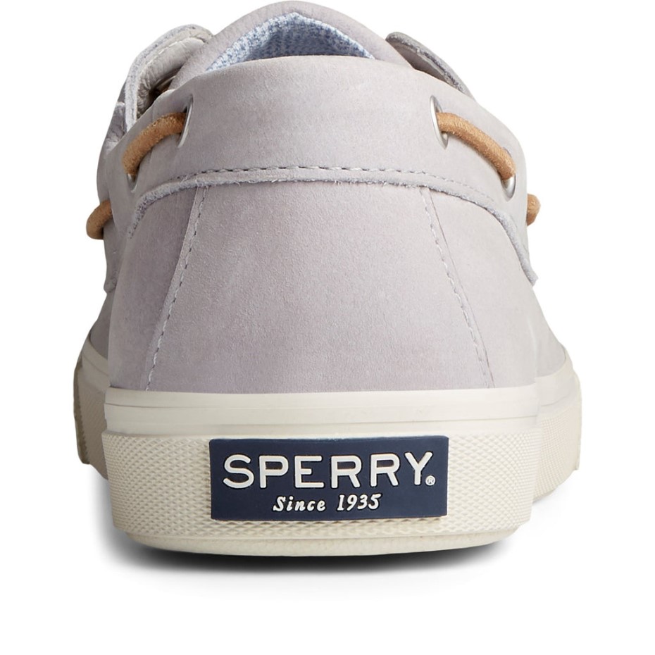 Hombre Bahama Plushwave Encaje Zapatos Gris Sperry