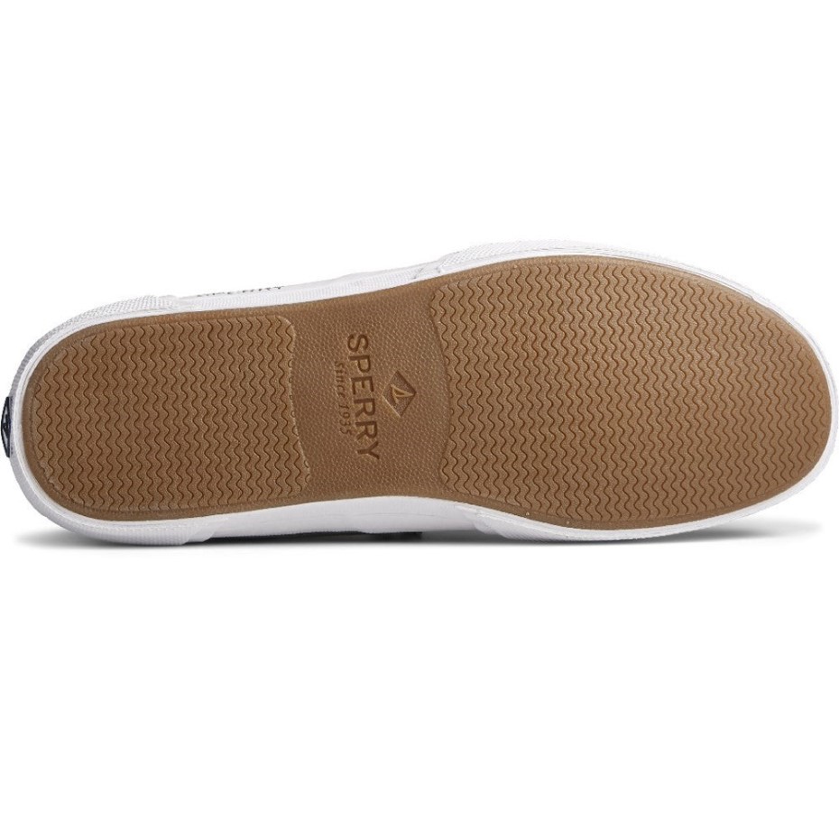 Hombre Soletide Hombres Zapatos De Encaje Gris Sperry