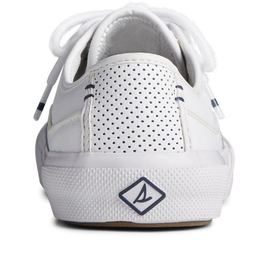 Hombre Soletide Zapatos De Encaje Para Hombre Sperry Blanco