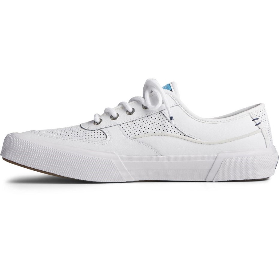 Hombre Soletide Zapatos De Encaje Para Hombre Sperry Blanco