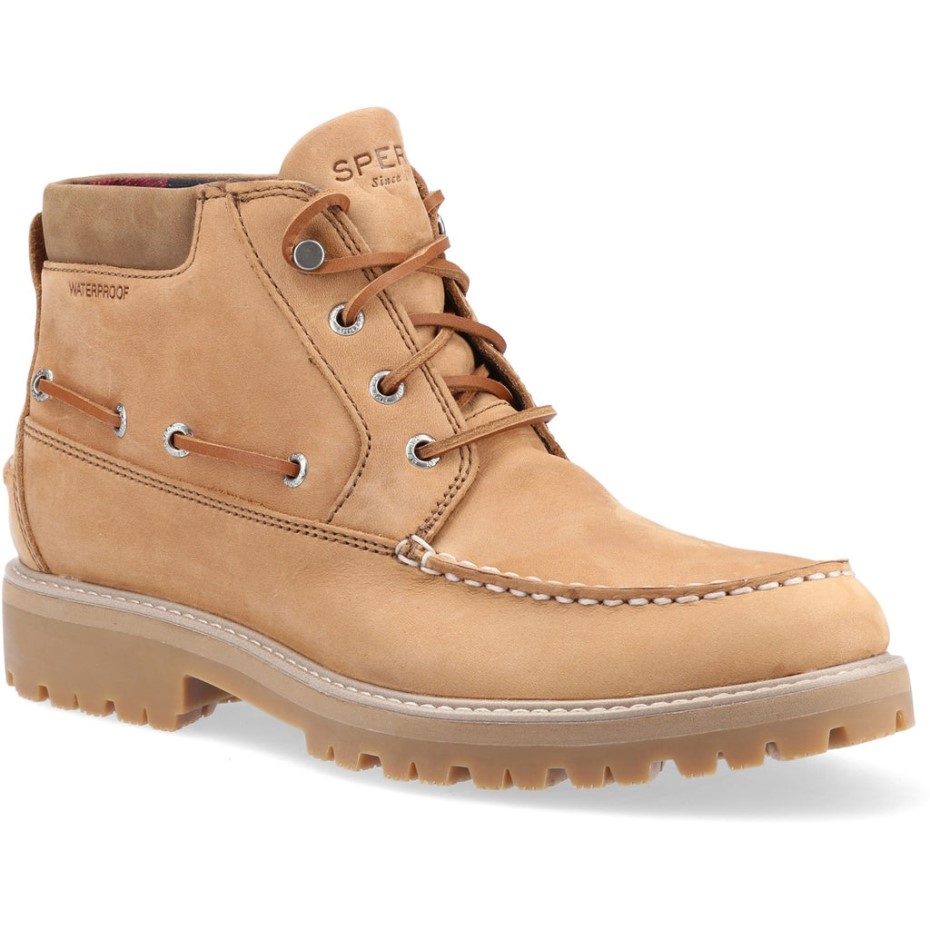Botas Chukka Originales Y Auténticas Para Hombre Sperry Tan
