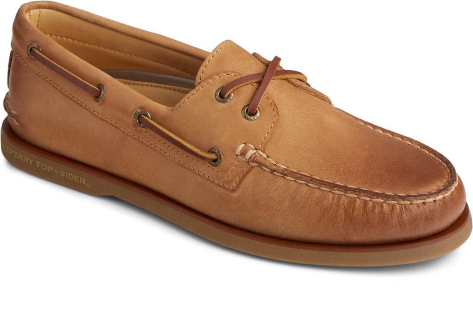 Náutico De Hombre Copa Oro Auténtico Original Tostado Sperry