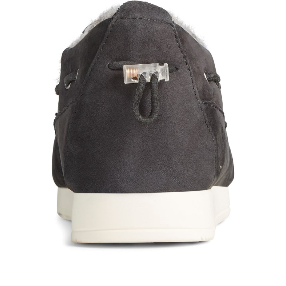 Moc-sider Hombre Invierno Slip On Zapatos Sperry Negro