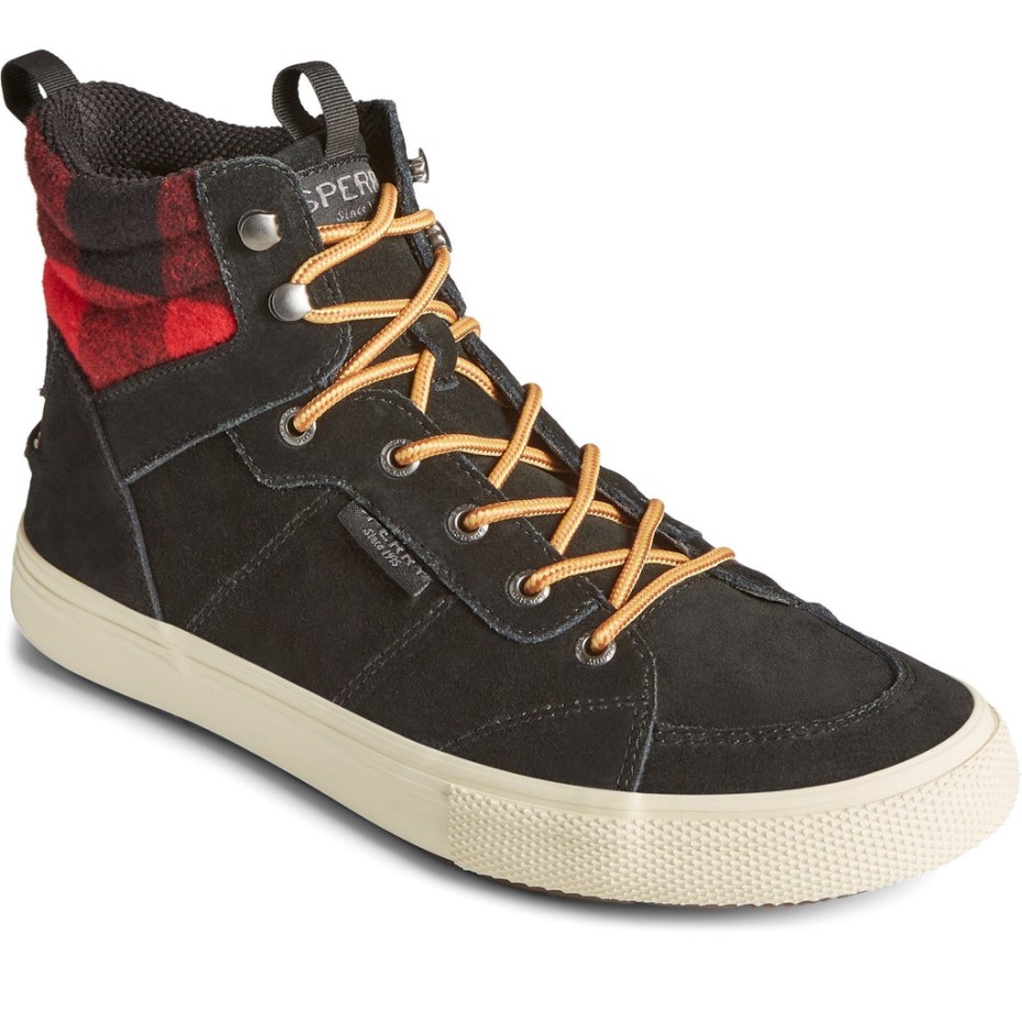 Impermeable De Hombre Striper Storm Hiker Negro Sperry