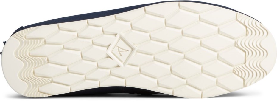 Slip De Nailon Moc-sider En Sperry Azul Marino