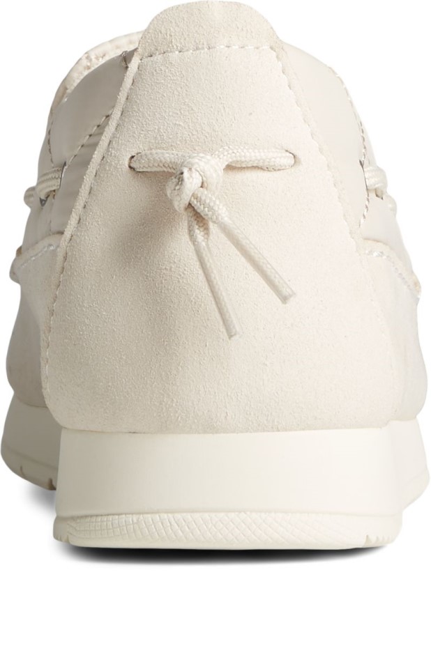 Slip De Nailon Moc-sider En Sperry Blanco