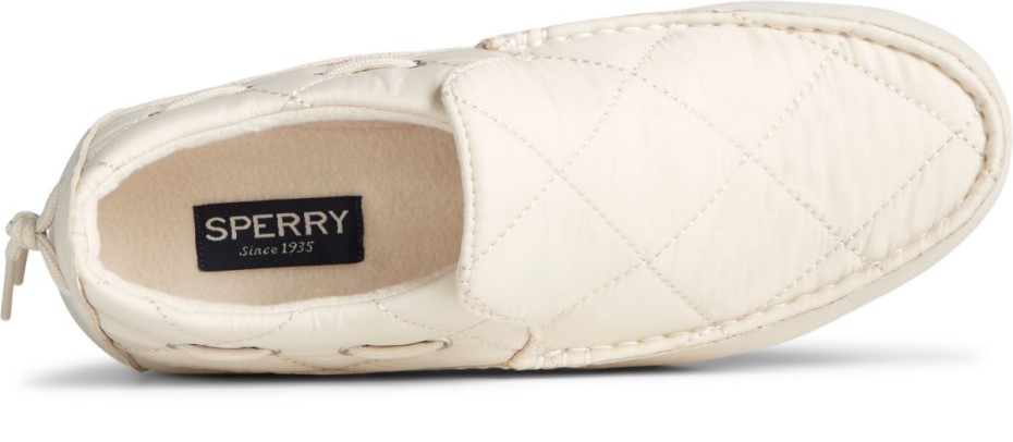 Slip De Nailon Moc-sider En Sperry Blanco