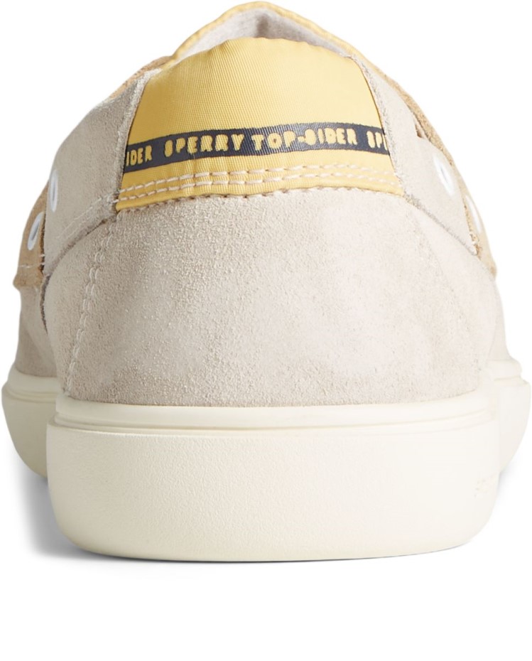 Náuticos De Ante Con 2 Ojales De Los Bancos Exteriores Gris Claro Sperry