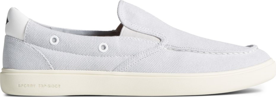 Zapatilla De Deporte Lavada Twin Gore De Los Bancos Exteriores Gris Sperry