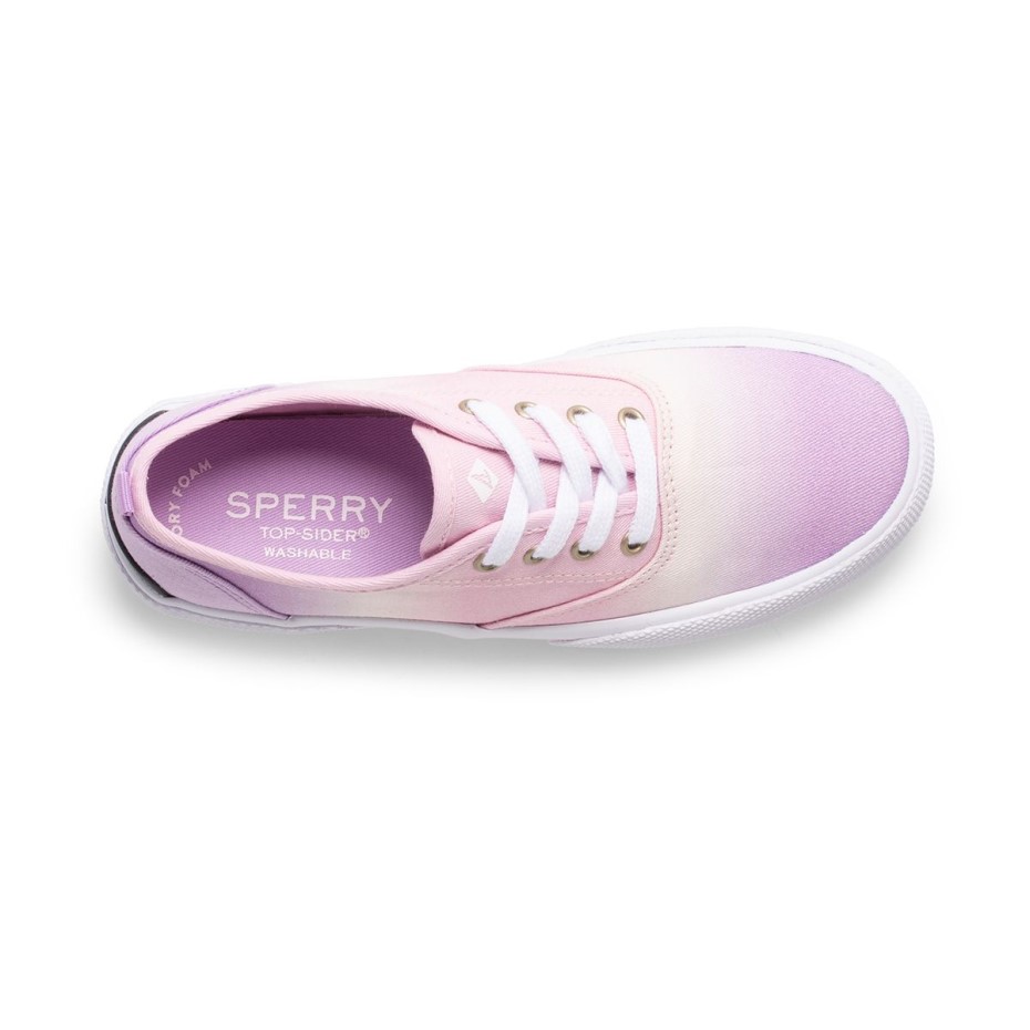 Zapatillas Lavables Pier Wave Cvo Morado Rosa Sperry